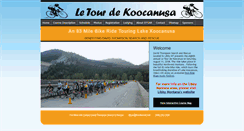 Desktop Screenshot of letourdekoocanusa.com