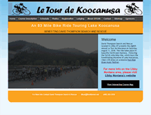 Tablet Screenshot of letourdekoocanusa.com